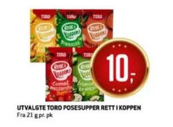 Bunnpris Rett i koppen instant retter tilbud