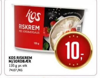 Bunnpris Kos riskrem tilbud