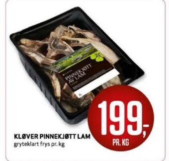 Bunnpris Kløver pinnekjøtt tilbud