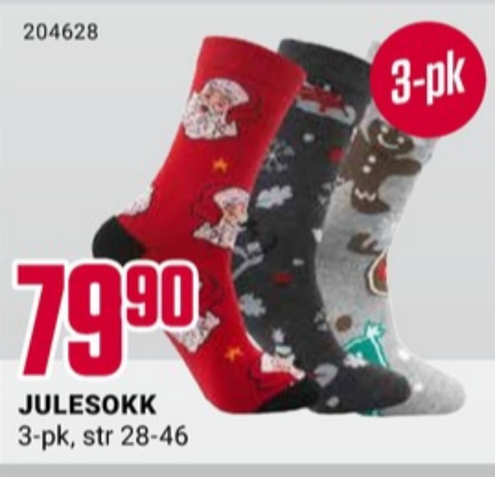 Europris Ukjent sokker tilbud