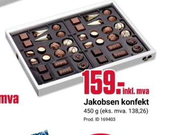 Europris Jakobsen konfekt tilbud