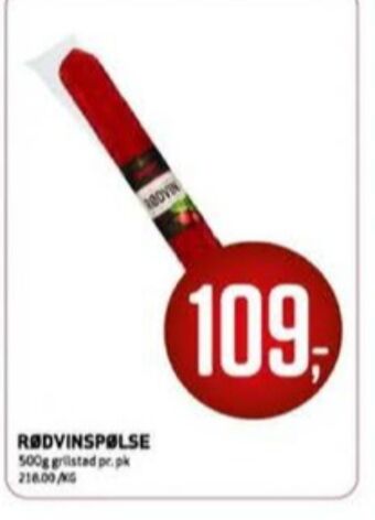 Bunnpris Grilstad spekepølse tilbud