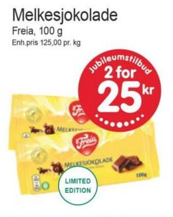 Joker Melkesjokolade sjokoladeplate tilbud