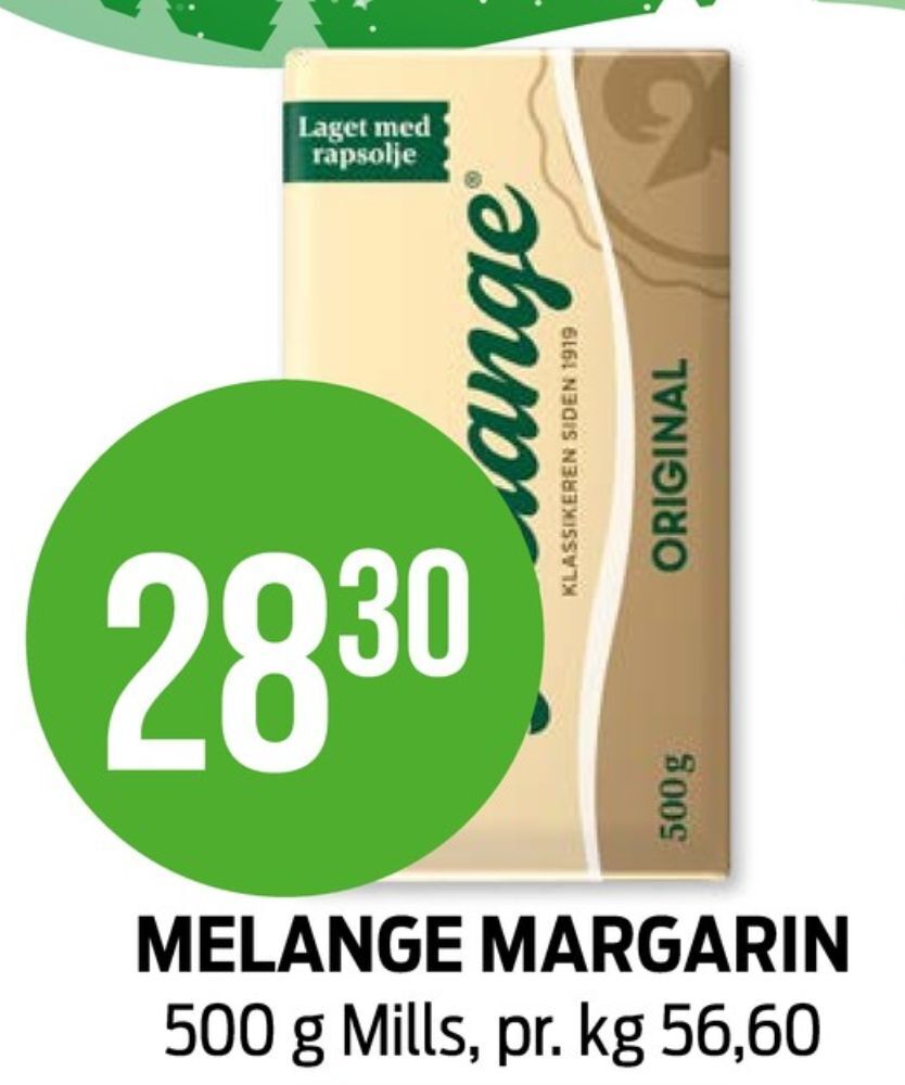 Kiwi Melange margarin-fast tilbud