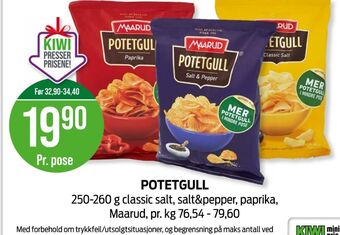 Kiwi Maarud chips tilbud