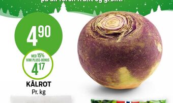 Kiwi Ukjent kålrot tilbud