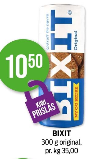 Kiwi Bixit kjeks tilbud
