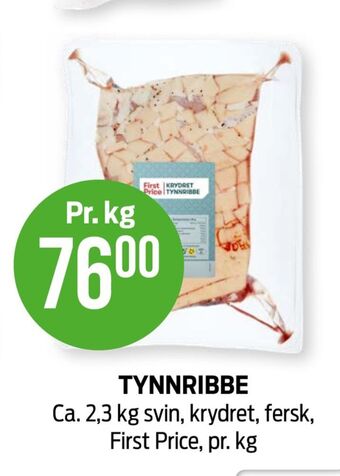 Kiwi First price ribbe tilbud