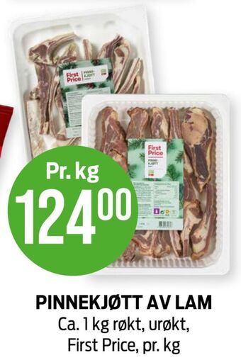 Kiwi First price pinnekjøtt tilbud