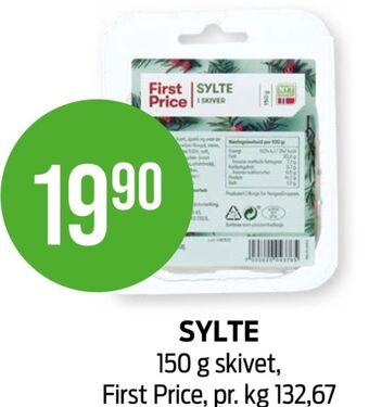 Kiwi First price sylte tilbud