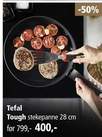 Kitch'n Tefal tough stekepanne 28 cm tilbud