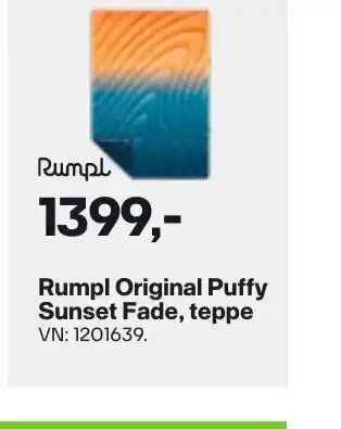 XXL Sport Rumpi Original Puffy Sunset Fade,teppe tilbud