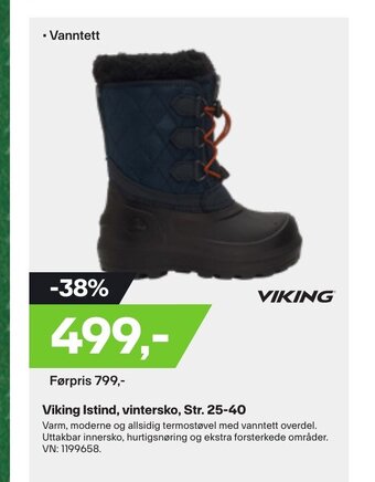 XXL Sport Viking Istind,vintersko str. 25-40 tilbud