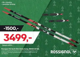 XXL Sport Rossignol XC Set R-Skin Delta Comp, MOVE 22/23 tilbud