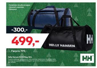 XXL Sport Helly hansen duffel bag, 50 l tilbud