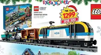 Extra Leker Lego city godstog 60336 tilbud