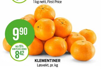 Kiwi Klementiner tilbud
