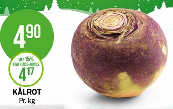 Kiwi Kålrot tilbud