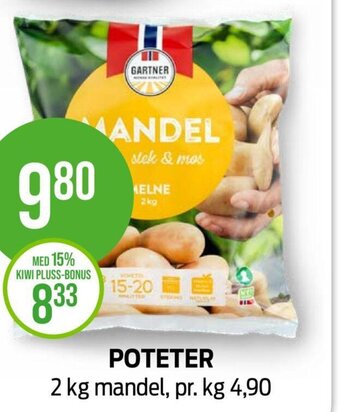 Kiwi Poteter tilbud