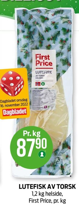 Kiwi Lutefisk Av Torsk tilbud