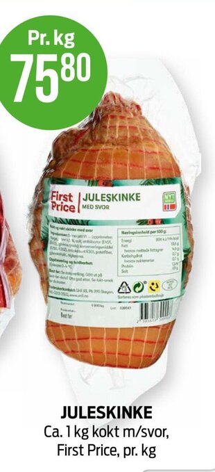 Kiwi Juleskinke tilbud