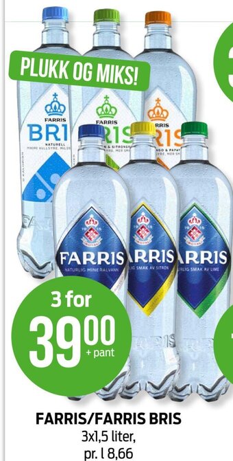 Kiwi Farris / Farris Bris tilbud