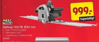 Jula Dykksag 1200W, Ø165mm tilbud
