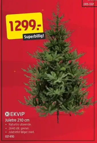 Jula Juletre 210cm tilbud
