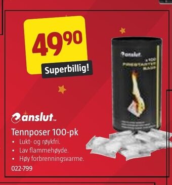 Jula Tennposer 100-pk tilbud