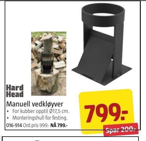 Vedkloyver Biltema