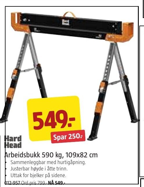 Justerbar Arbeidsbukk () Justerbar Arbeidsbukk