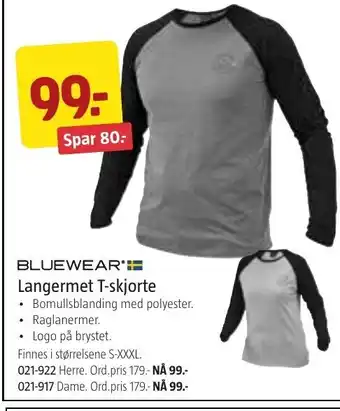 Langermet T-Skjorte