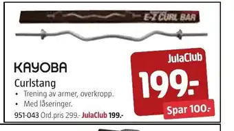 Jula Curlstang tilbud