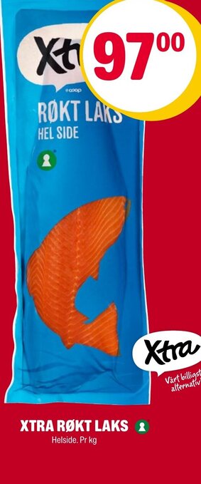 Coop Extra Xtra Røkt Laks tilbud