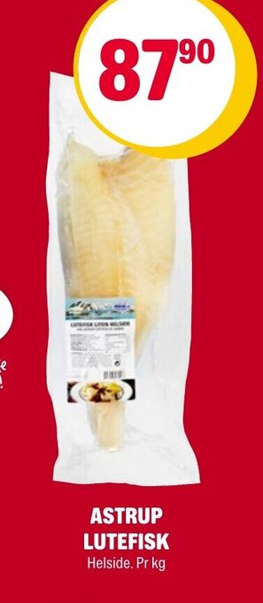 Coop Extra Astrup Lutefisk tilbud