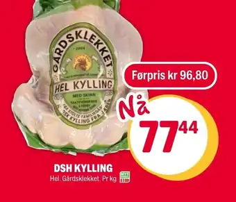 Coop Extra Dsh Kylling tilbud