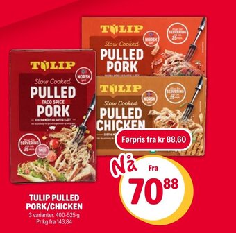 Coop Extra Tulip Pulled Pork/Chicken tilbud