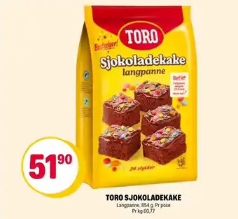 Coop Extra Toro Sjokoladekake tilbud