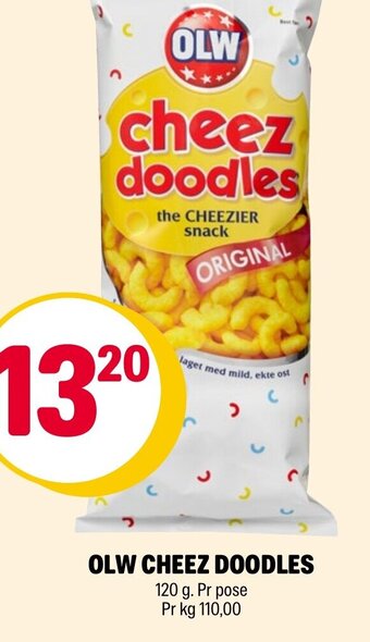 Coop Extra OLW Cheez Doodles tilbud