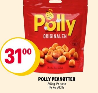 Coop Extra Polly Peanøtter tilbud