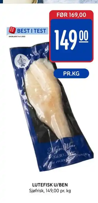 Rema 1000 Lutefisk u/ben tilbud