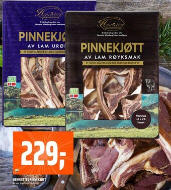 Coop Obs Henriettes pinnekjøtt tilbud