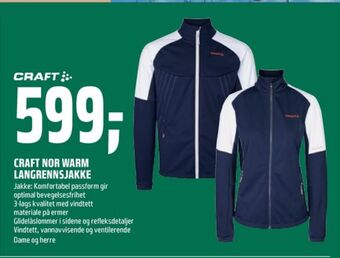 Coop Obs Craft skijakke tilbud