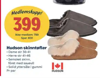 Coop Extra Hudson tøffel tilbud