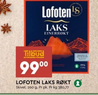 Coop Mega Lofoten laks tilbud