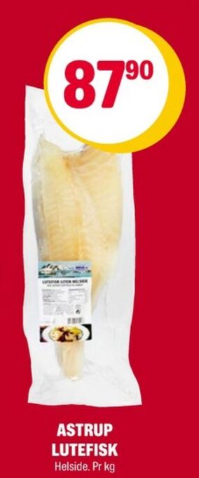 Coop Extra Astrup lofoten lutefisk tilbud