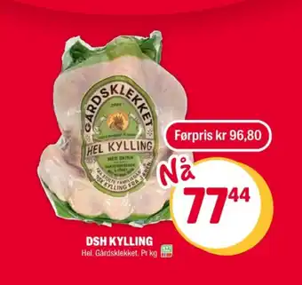 Coop Extra Gårdsklekket kylling tilbud