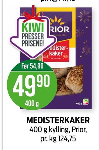 Kiwi Medisterkaker tilbud