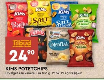 Coop Mega Kims chips tilbud