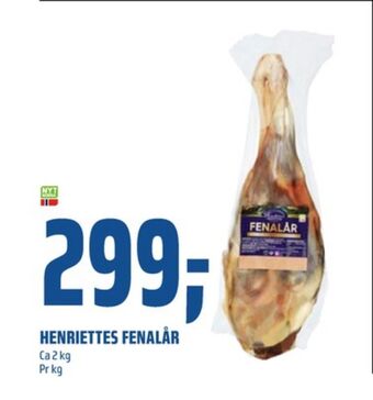 Coop Obs Henriettes fenalår tilbud